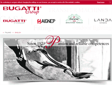 Tablet Screenshot of bugatti.it